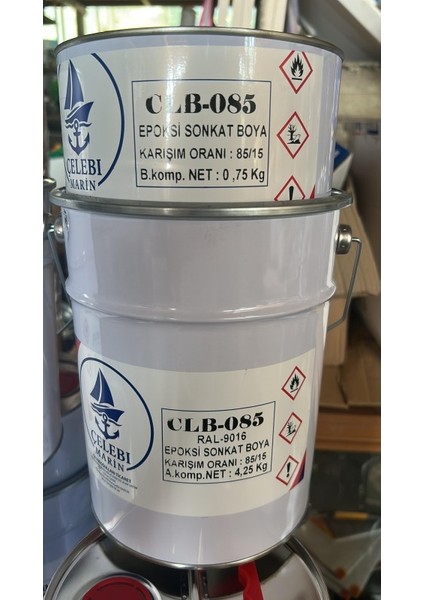 Çelebi Marin Epoksi Son Kat Boya Beyaz 5 kg