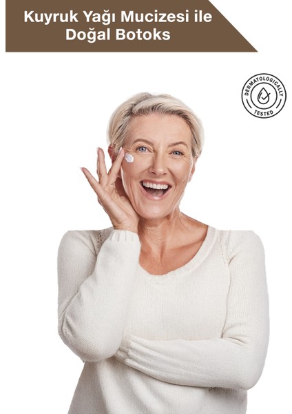 2li Yüz Kuyruk Yağı ve Bal Özlü Yaşlan.ma Karşıtı Doğal Nemlendirici Yüz Bakım Kremi (2X100=200ML) modelleri