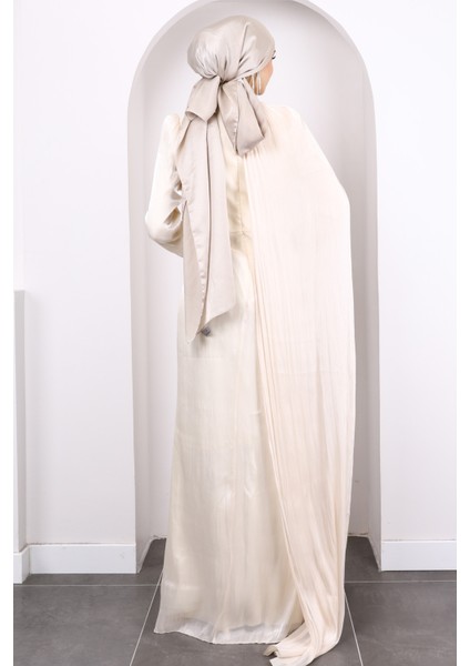 Bej Önü Büzgülü Abiye fırsatları