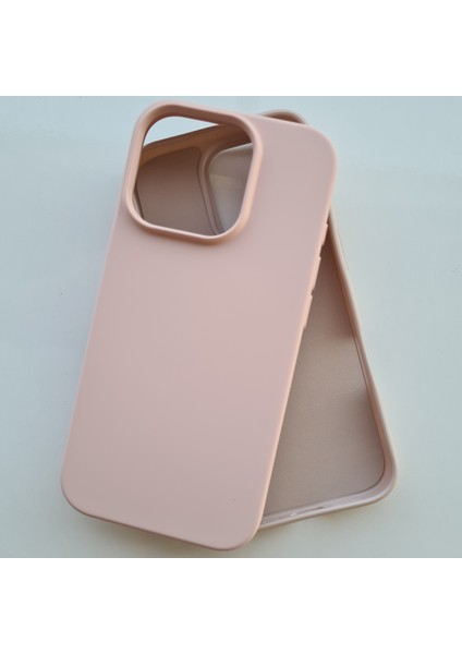 İphone 16 Pro İle Uyumlu İçi Kadife Esnek Silikon Lansman Kılıf