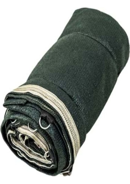 6X15 Gölgelik File, %95 Koyu Renk, Sık Halkalı, Yeşil Renkli Güvenilir Koruma