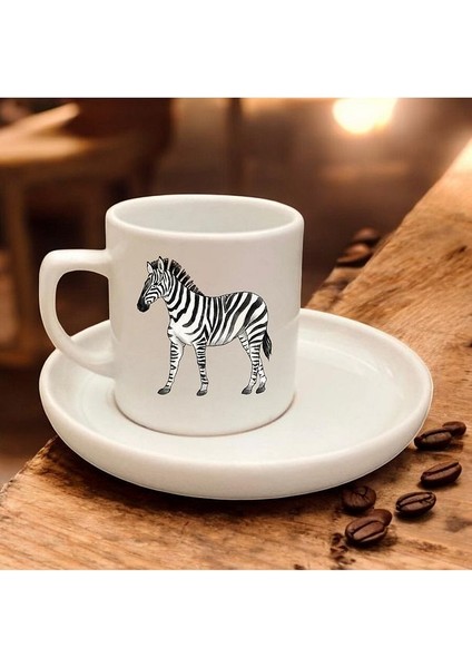 Jungle Zebrafigürlü Kahve Fincanı 90 ml