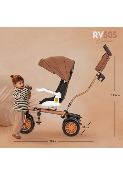 RV505 Casablanca Ebeveyn Kontrollü 3 Tekerlekli Bisiklet