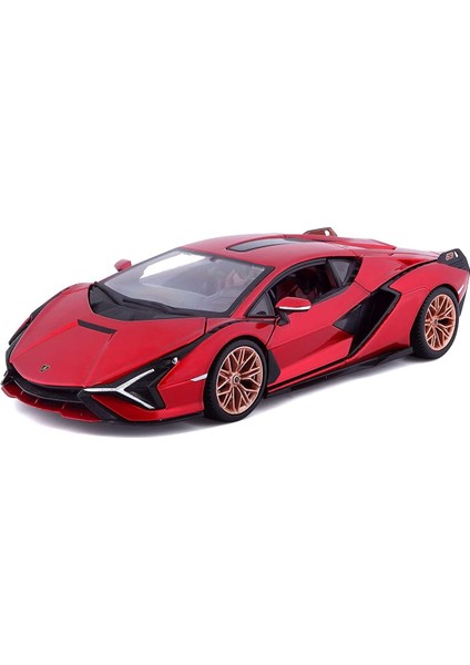 B18-21099R 1:24 Lamborghini Sian Fkp 37 Kirmizi, Çeşitli Tasarımlar ve Renkler