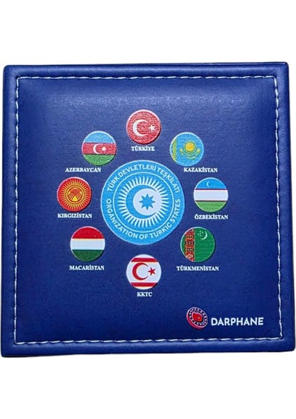 Türk Devletleri Teşkilatı Bronz (Okside) Hatıra Parası - Kutulu (Çil) Sertifikali