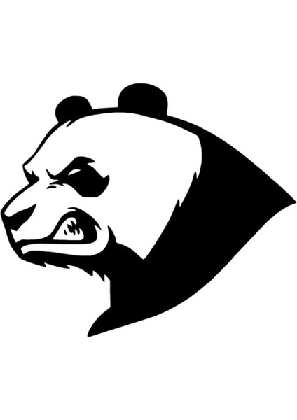 Sinirli Panda - Araç, Oto, Laptop, Duvar Uyumlu Sticker 25*22 cm