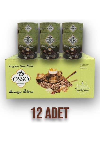 12'li Silindir Menengiç Kahvesi (12x200=2400 gr)