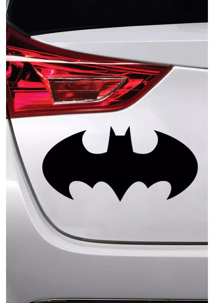 Batman Amblem Sticker Oto Motor Laptop Duvar Folyo Sticker 30 x 15 cm modelleri