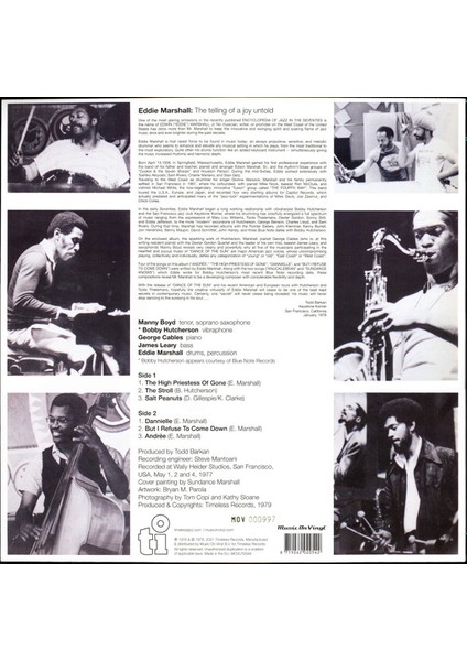 Eddie Marshall - Dance Of The Sun ( Gold Vinyl Edition ) - Plak fiyatları