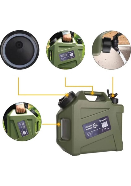 Galon Air Pe Musluklu Su Bidonu 19 Litre fiyatları