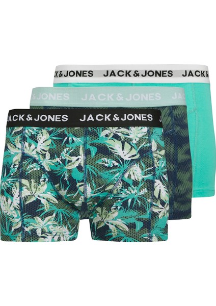 Jack Jones Erkek Çiçek Desenli 3 Lü Pamuklu 12277719