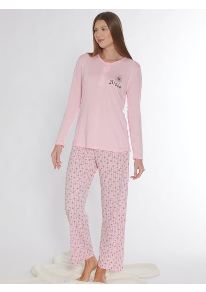 Uzun Kol Pijama Takım Viskon Alperi 790-76 fiyatları