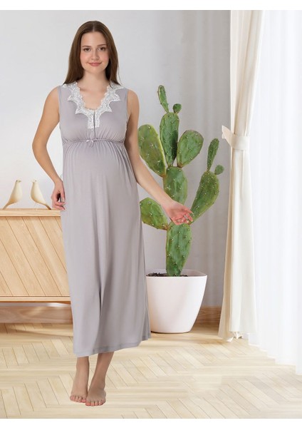 Dvina Effortt Lohusa Gecelik Gri - 8033