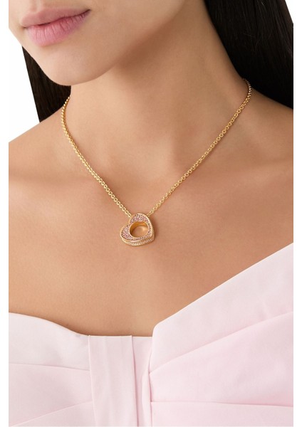 London Pave Necklace, Kalp Kristalli Kolye indirimleri