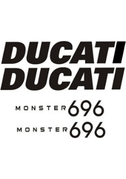 Ducati A4 Ebadlı Sticker Arma