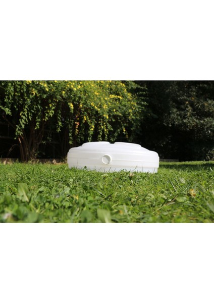 22 Litrelik Şemsiye ve Bayrak Bidonu, Beyaz Renkli, Pratik Kullanım Sağlar. fırsatları