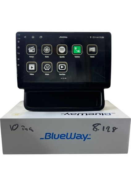 Renault Traffic 2010-2014 Blueway 8-128 Tam Profesyonel Oem Multimedia modelleri