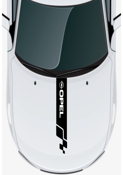 Opel Calibra Ön Kaput Oto Sticker