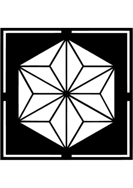 Geometrik Yıldız Sticker Oto Motor Laptop Duvar Folyo Sticker 10X10 cm modelleri