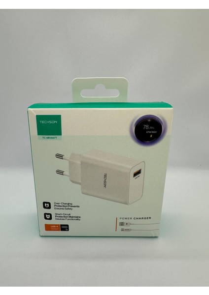 Techson 67W Type-C Hızlı Şarj Cihaz
