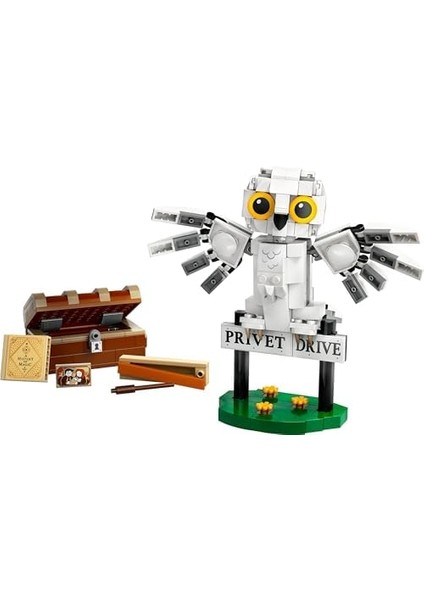 Harry Potter Hedwig, Privet Drive 4 Numara’da 76425-7 Yaş ve Üzeri Harry Potter Hayranları Için Koleksiyonluk Yaratıcı Oyuncak Yapım Seti (336 Parça) modelleri
