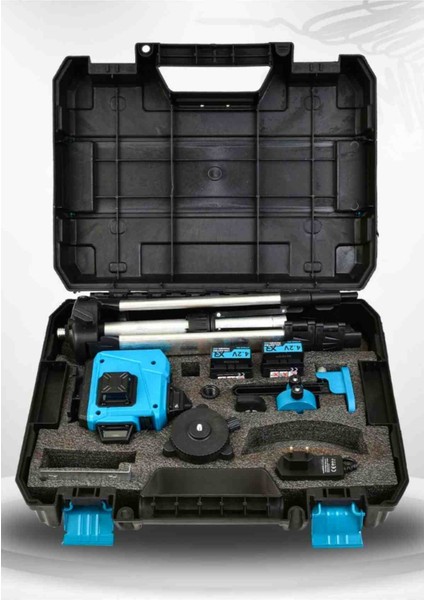 Çift Batarya 360° 16 Köşe Otomatik Hizalama Tripod'lu Lazer Metre Hizalama fiyatları