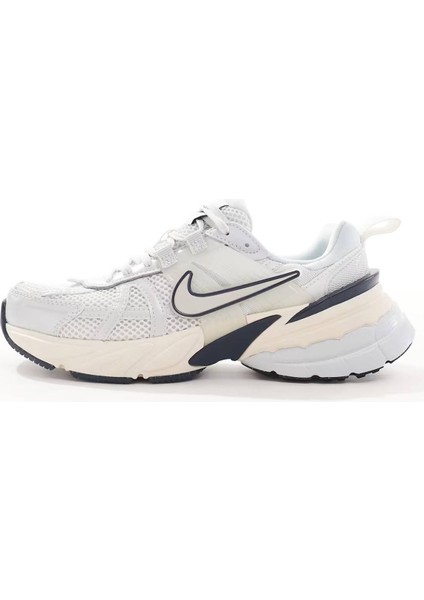 V2K Run Unisex Walking Shoes White And Navy Unisex Yürüyüş Ayakkabısı Beyaz Laci