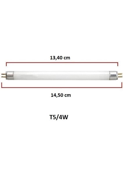 Mor Floresan Ampül 4W BLB T5 14,5 cm Şavk modelleri