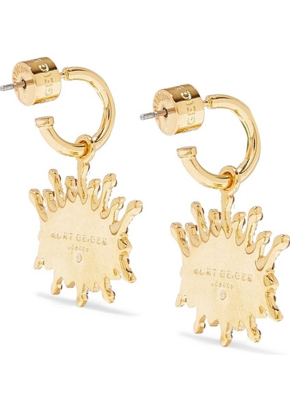 Eye Huggie Halka Küpe, Altın Renkli, Nazar Boncuğu Tasarımlı fiyatları