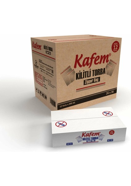 26 x 36 cm Kilitli Poşet / Naylon Torba (2. 400 Adet ) Koli