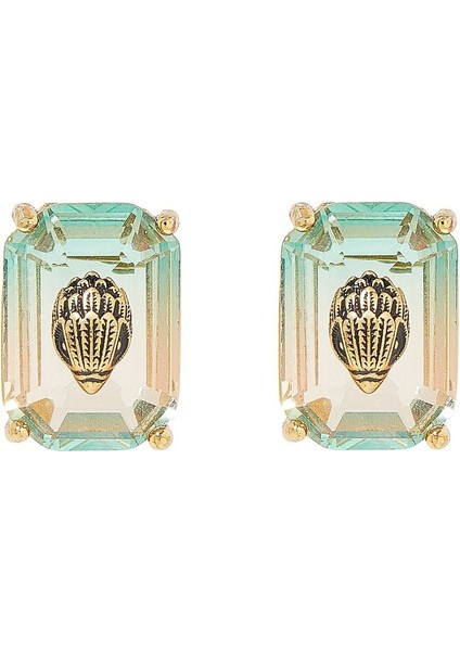 Crystal Stud Küpe, Parlak Kristalli Zarif Tasarım