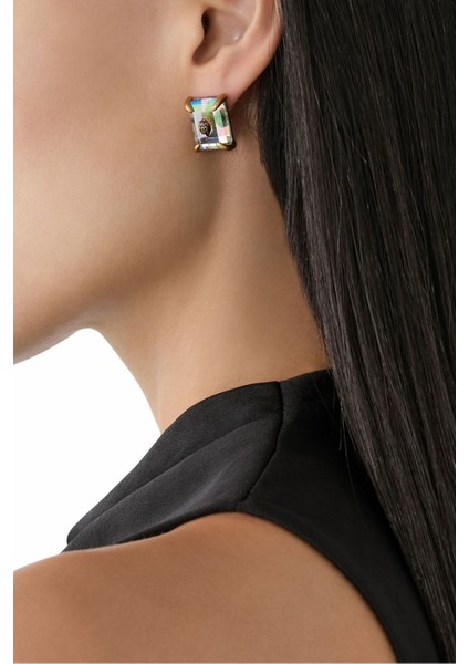 Large Crystal Stud Earrings, Büyük Taşlı Küpeler modelleri
