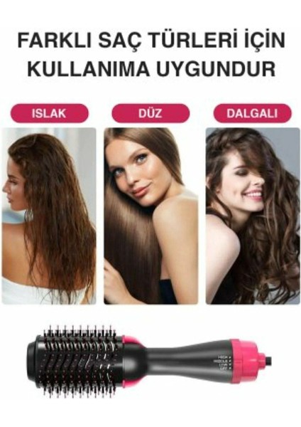 Günlük Kullanım Saç Düzleştirici ve Fön Tarağı, 1200W, Uyumlu, Şık ve Ürün modelleri