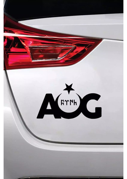 Aog Ay Yıldız - Araç, Oto, Laptop, Duvar Uyumlu Sticker 60*30 cm modelleri