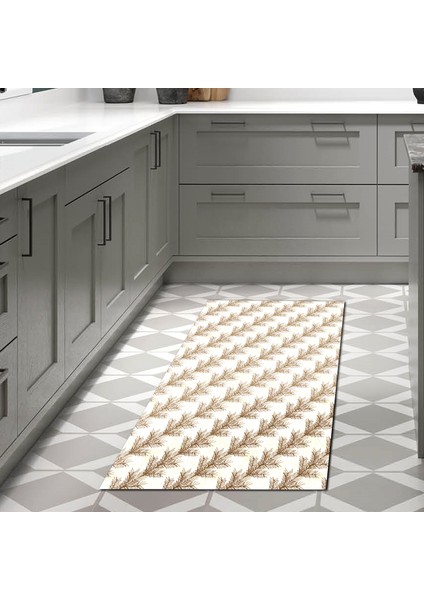 Kaymaz Dijital Mutfak & Salon Halı Trend Vintage AL5010 Bej indirimleri