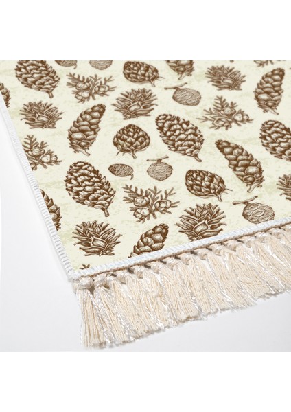 Kaymaz Taban Djt Klozet Takımı Luna Pamuk Saçaklı Vintage AL5014 Bej modelleri