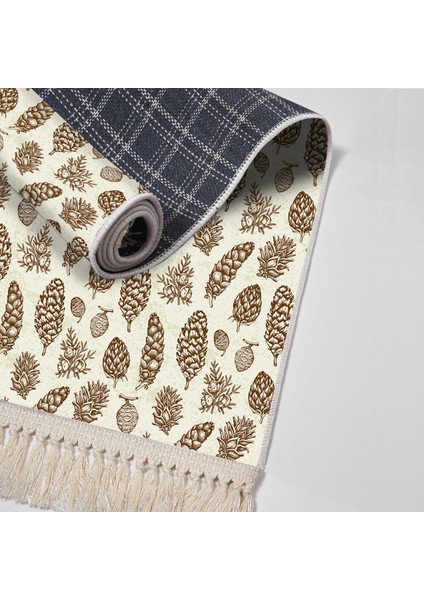 Kaymaz Taban Djt Klozet Takımı Luna Pamuk Saçaklı Vintage AL5014 Bej fırsatları