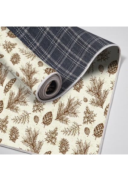 Kaymaz Dijital Mutfak & Salon Halı Star Pamuk Vintage AL5007 Bej fırsatları