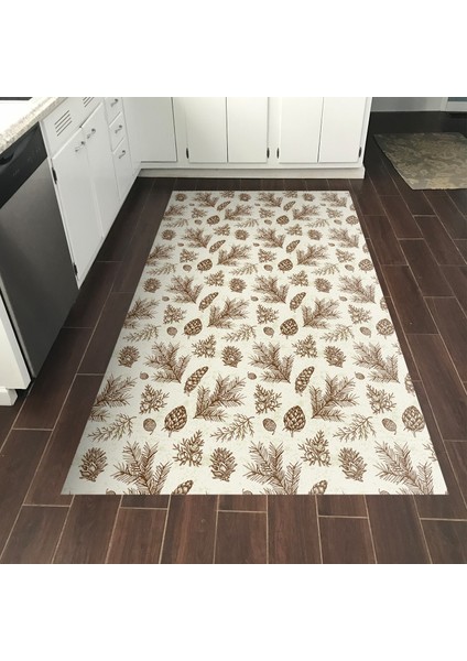 Kaymaz Dijital Mutfak & Salon Halı Star Pamuk Vintage AL5007 Bej indirimleri