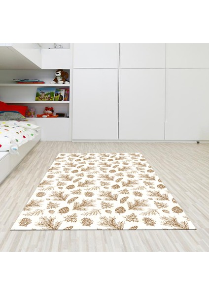 Kaymaz Dijital Mutfak & Salon Halı Star Pamuk Vintage AL5007 Bej