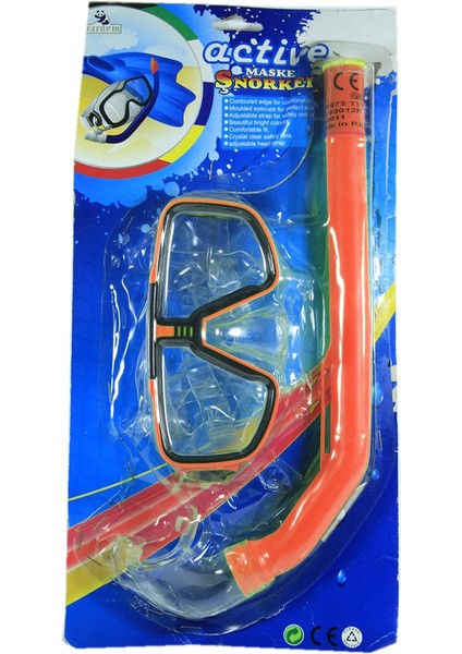 Yetişkin Şnorkel Seti / Maske - Şnorkel Set Active N423T-63012BCD