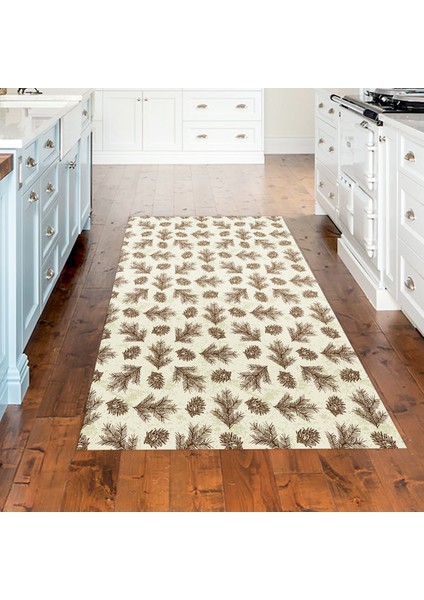 Kaymaz Dijital Mutfak & Salon Halı Trend Vintage AL5013 Bej indirimleri