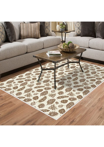 Kaymaz Dijital Mutfak & Salon Halı Toprak Vintage AL5014 Bej