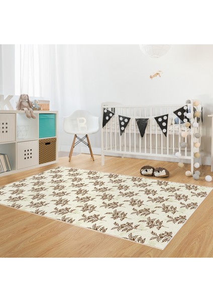 Kaymaz Dijital Mutfak & Salon Halı Toprak Vintage AL5011 Bej