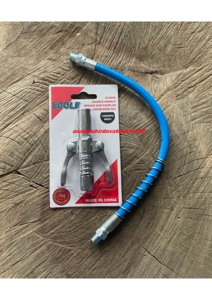 Yaylı Gres Pompa Ucu Mandallı Gres Pompa Hortum ve Başlığı