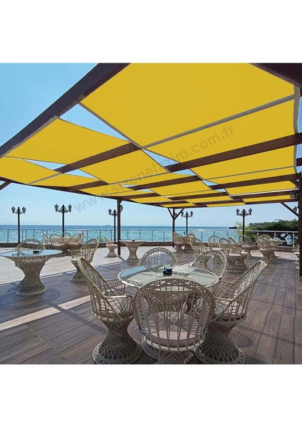 Sarı 50CM x 15.5m Su Geçirmez Dekoratif Gölgelik Battı Çıktı fiyatları