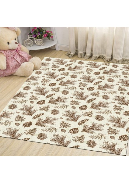 Kaymaz Dijital Mutfak & Salon Halı Toprak Vintage AL5007 Bej