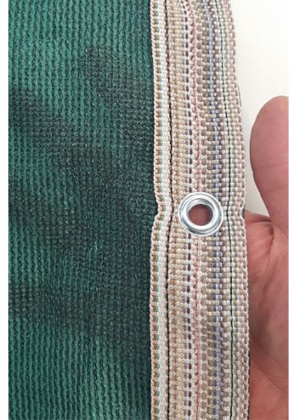 Yeşil Güneş Geçirmez Gölgelik File, 3X18 M, Balkon ve Çit Için, Gölgeleme Tülü