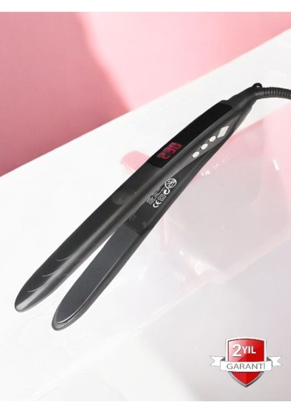 Seramik Kaplamalı Anti-Frizz Düzleştirici, Siyah, Şık ve Kullanışlı Tarzınız Için modelleri