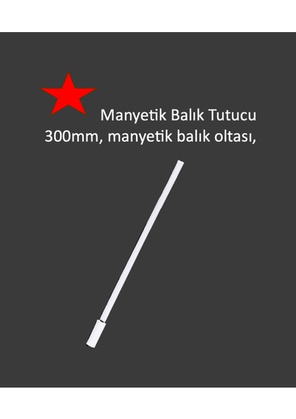 Manyetik Balık Tutucu 300MM, Manyetik Balık Oltası